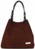 Kožené kabelka shopper bag Vittoria Gotti hnědá V90047CH